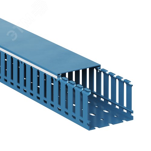 Короб перфорированный синий RL12 80x60 - фото 2