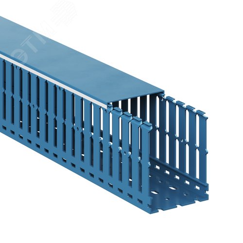 Короб перфорированный RL12 80х100 синий - фото 2