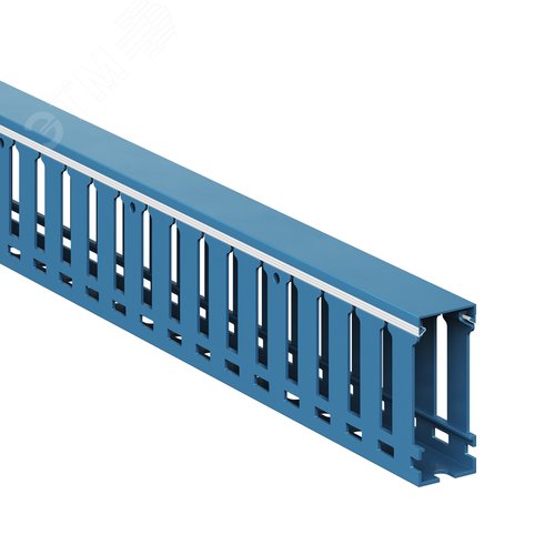Короб перфорированный RL12 25x60 синий - фото 1