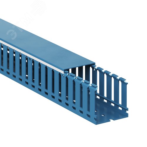 Короб перфорированный RL12 60x60 синий - фото 2