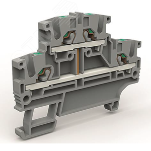 Изображение товара Двухярусная клемма с объединенными ярусами на 2,5 кв.мм (шт)