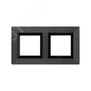 Рамка из металла, ''Avanti'', графитовая, 4 модуля - фото 1