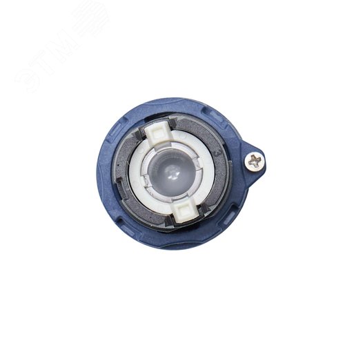 Головка кнопки плоская прозрачная без фиксации, белая - фото 4