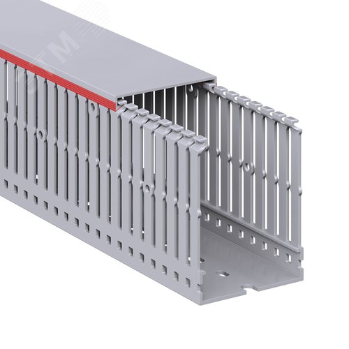 Короб перфорированный RL6 60x80 серый QUADRO - фото 2