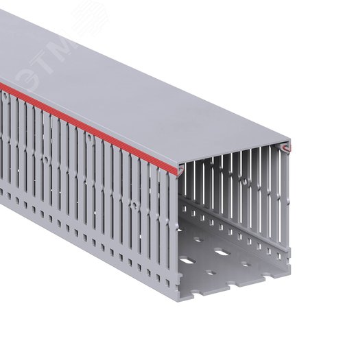 Короб перфорированный RL6 80x80 серый QUADRO - фото 1