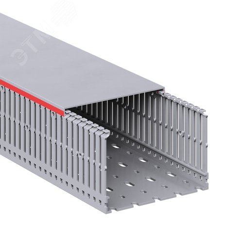 Короб перфорированный RL6 120x80 серый QUADRO - фото 2