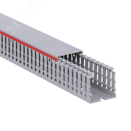 Короб перфорированный RL6 40x40 серый QUADRO - фото 2