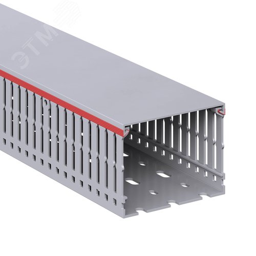 Короб перфорированный RL6 80x60 серый QUADRO - фото 1