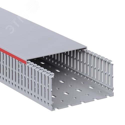 Короб перфорированный RL6 120x60 серый QUADRO - фото 2