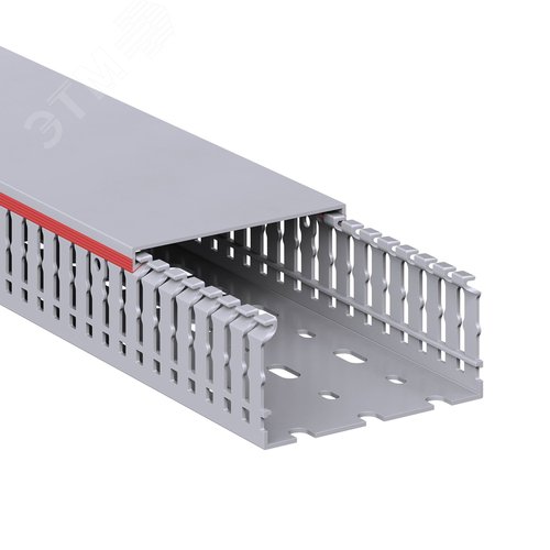 Короб перфорированный RL6 80x40 серый QUADRO - фото 2