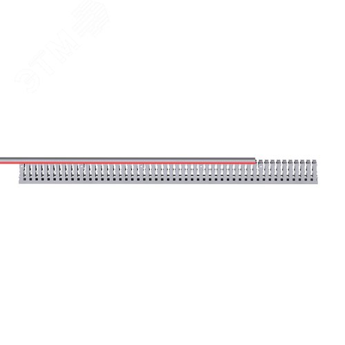 Короб перфорированный RL6 25x40 серый QUADRO - фото 3