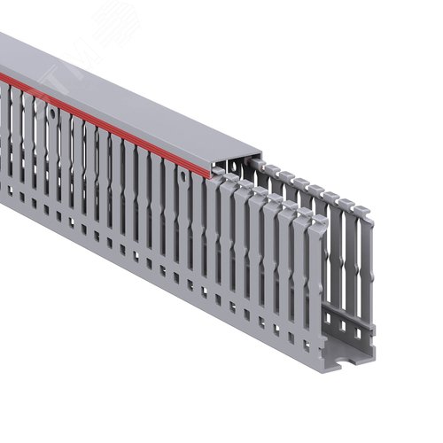 Короб перфорированный RL6 25x60 серый QUADRO - фото 2