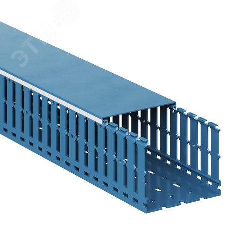 Короб перфорированный RL12 100x80 синий  QUADRO - фото 2