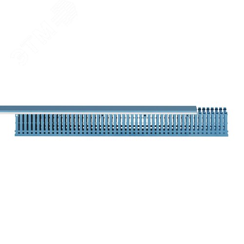 Короб перфорированный синий RL6 80x60 - фото 3