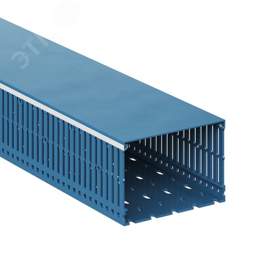 Короб перфорированный синий RL6 120x80 - фото 1