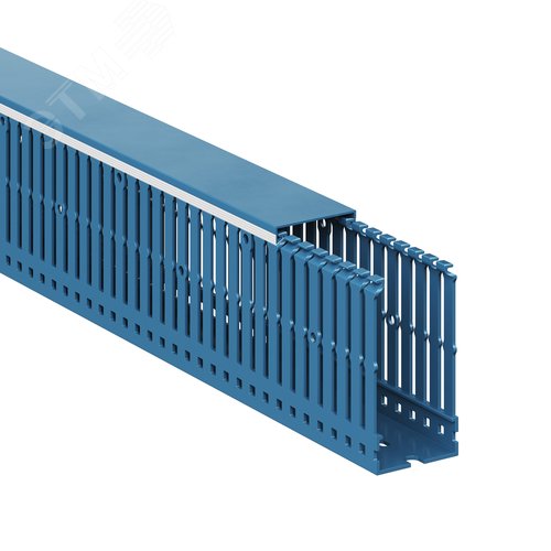 Короб перфорированный синий RL6 40x80 - фото 2