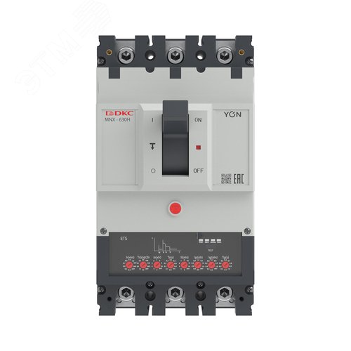 Выключатель автоматический YON pro MNX630H 3P 630 A 150 kA при AC415V расцепитель ETS - фото 2