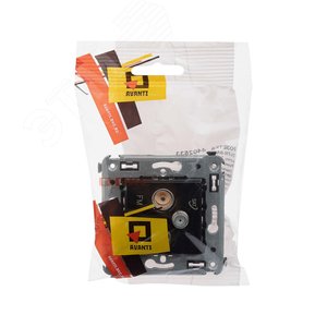 Avanti Розетка TV-FM-SAT в стену,  Черный квадрат - фото 5