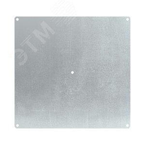 Изображение товара Монтажная панель для цельного навесного шкафа из фибергласа, металл, 400х400 (ВхШ) мм (шт)