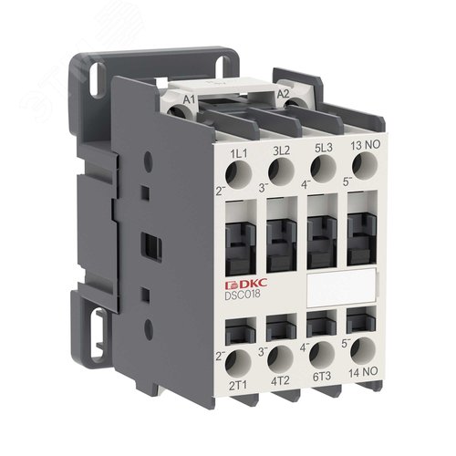 Изображение товара Магнитный контактор YON DSC018 18A 7,5кВт AC3 3P кат.380В AC 1НО (шт)