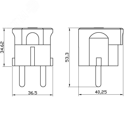 Трансформатор тока CT100 1600A, класс 0.5S, 15ВА - фото 2