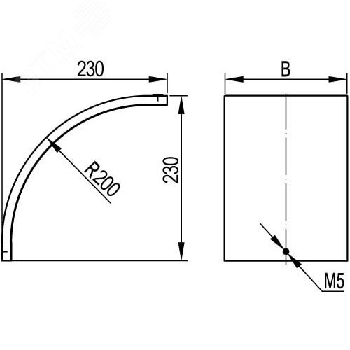 Крышка CD 90 на угол вертикальный внешний 90 градусов основание 200мм горячеоцинкованная - фото 2