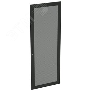 Дверь одностворчатая перфорированная для шкафов IT CQE 2200 x 800 RAL9005