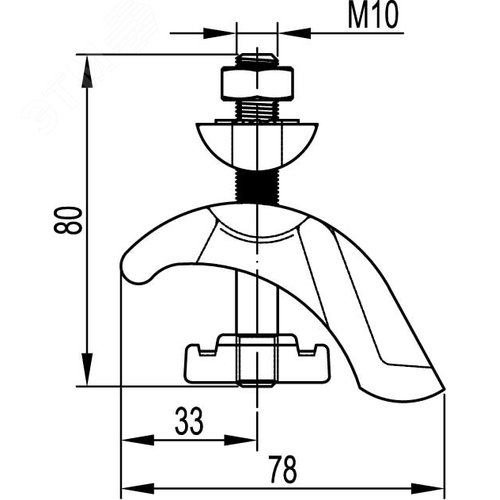 Закрывающая струбцина М10 - фото 2