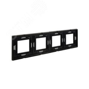 Рамка из натурального стекла, ''Avanti'', светло-серая, 8 модулей - фото 4