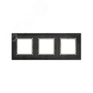 Рамка из алюминия, ''Avanti'', черная, 6 модулей - фото 3