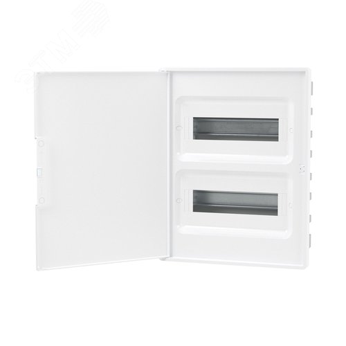 Щиток 24 мод встраиваемый для полых стен Фрейм (FRAME), белый, с белой дверцей, с 4 шинами PEN (2шт на 8 отв. и 2шт на 6 отв) - фото 2