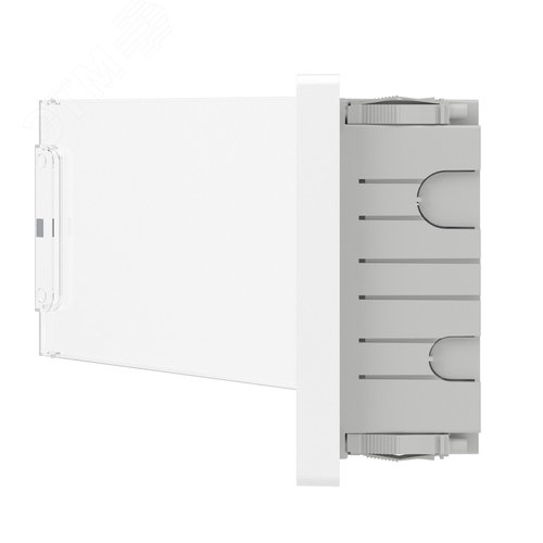 Щиток 12 мод встраиваемый для полых стен Фрейм (FRAME), белый, с прозрачной дверцей, с 2 шинами PEN на 6 и 8 отв. - фото 5