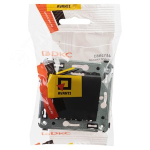 Avanti Вывод кабеля из стены Черный матовый - фото 5