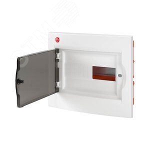 Щит распределительный встраиваемый ЩРв-П-12 IP41 пластиковый прозрачная дверь с клеммным блоком 81912 DKC - 4