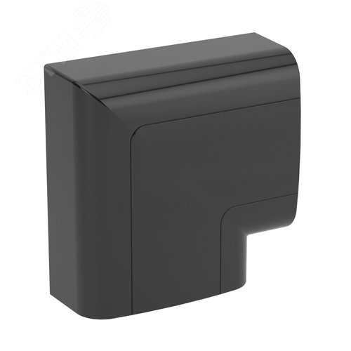 Угол плоский 90х50 мм, черный - фото 2