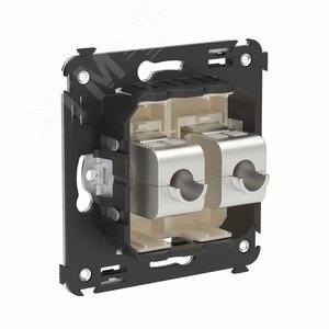 Avanti Компьютерная розетка RJ-45 без шторки в стену, кат.6 двойная экранированная,  Ванильная дымка - фото 3