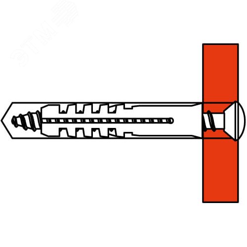 Саморез 4х30 мм дюбель V5 - фото 2