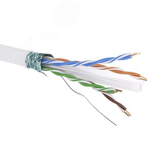 Витая пара CAT 6 F/UTP нг(A)-LSLTx бухта 305м серый