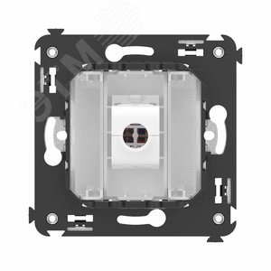 Avanti Компьютерная розетка RJ-45 без шторки в стену, кат.6 одинарная,  Белое облако - фото 4