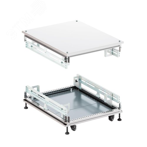 Крыша основание сплошные IT-CQE 800x1000, RAL7035 - фото 2