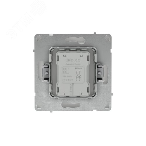 Инвертор одноклавишный, KANT, белая магнолия - фото 3