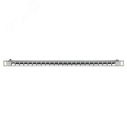 Патч-панель наборная 19'' 0.5U под 24 модуля Keystone UTP/STP (для модулей форм-фактора A10) - фото 3