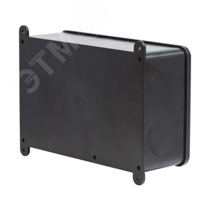 Коробка индустриальная 203х128х69 мм, IP68 с      гладкими стенками, черная - фото 3