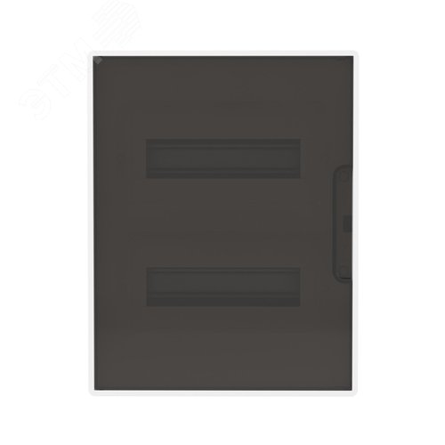 Щиток 24 мод встраиваемый Фрейм (FRAME), белый, с тонированной дверцей, с 4 шинами PEN (2шт на 8 отв. и 2шт на 6 отв.) - фото 2