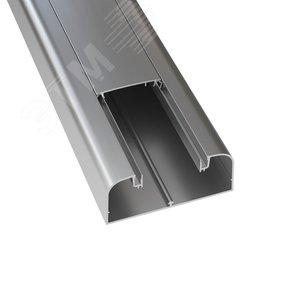 Кабель-канал 110x50мм алюминиевый с крышкой серый металлик 01199 DKC - 2