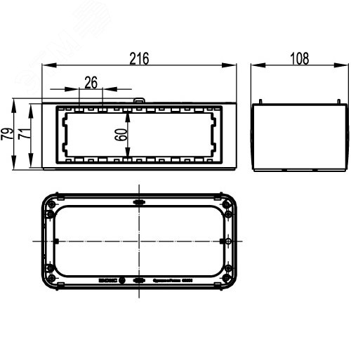 Вертикальное расширение напольной башенки BUS, серое - фото 5
