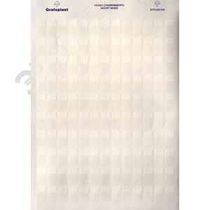 Табличка самоламинирующаяся полиэстер 104х25мм белая