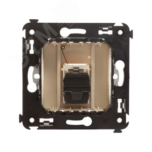 Avanti HDMI розетка одинарная в стену, тип А-А, ,Ванильная дымка - фото 3