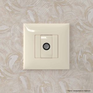 Avanti Розетка TV оконечная в стену, , Ванильнаядымка - фото 5