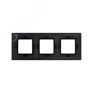 Рамка из металла, ''Avanti'', черная, 6 модулей - фото 3